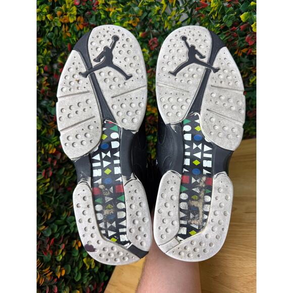 Nike Air Jordan Retro 8 VIII Quai 54 Basketball Sneakers Shoes‎ Black Mens 11 - Picture 10 of 10